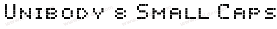 Unibody 8 Small Caps字体转换